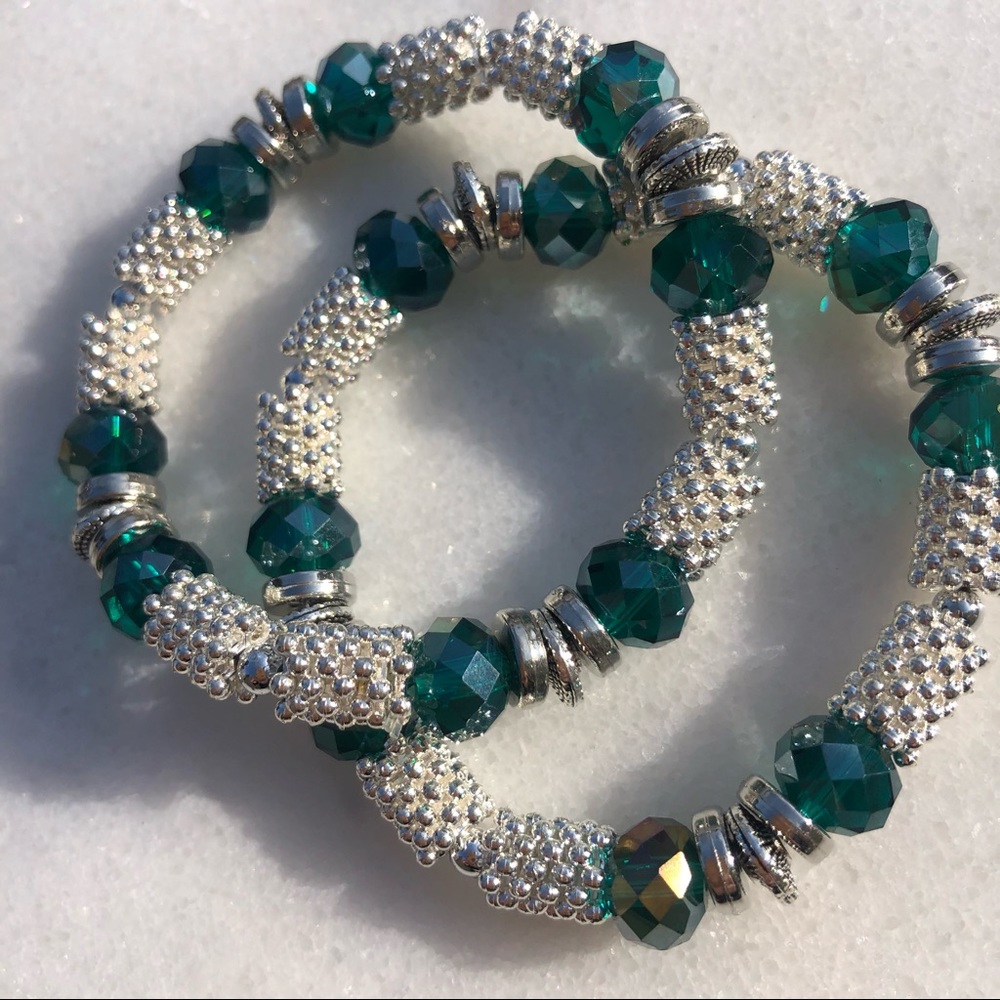 Beautiful Stretchy Statement Piece Bracelets With… - image 4